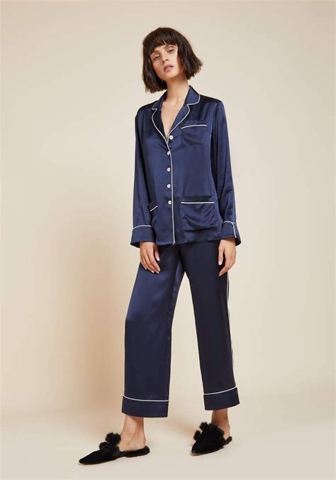 chanel silk pajamas|Chanel Silk Pajamas .